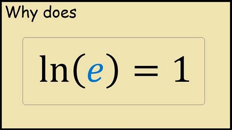 Ln e - We will show 4 natural log formulas. Here are the formulas of the natural log. Product Rule: The logarithm of a product of two numbers is the sum of the logarithms of the individual numbers. loge(mn) = logem+logen log e ( m n) = log e m + log e n. Quotient Rule: The logarithm of a quotient of two numbers is the difference between the logarithms ...